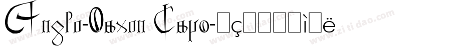 Anglo-Saxon Caps字体转换